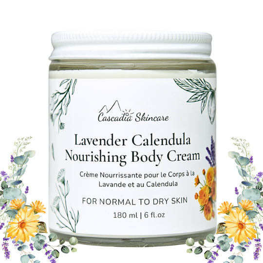 Crème nourrissante pour le corps à la lavande et au calendula