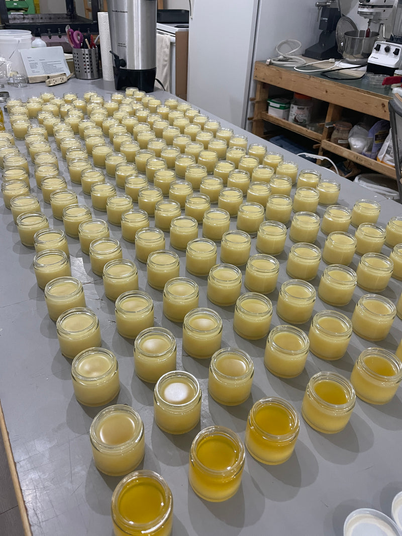 Packaging new products in our studio!!