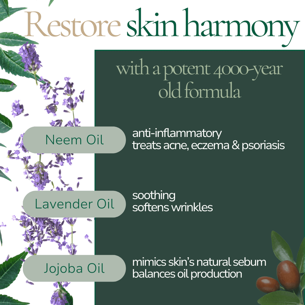 Organic Neem Skin Balancing Oil - Face Oil - Cascadia Skincare