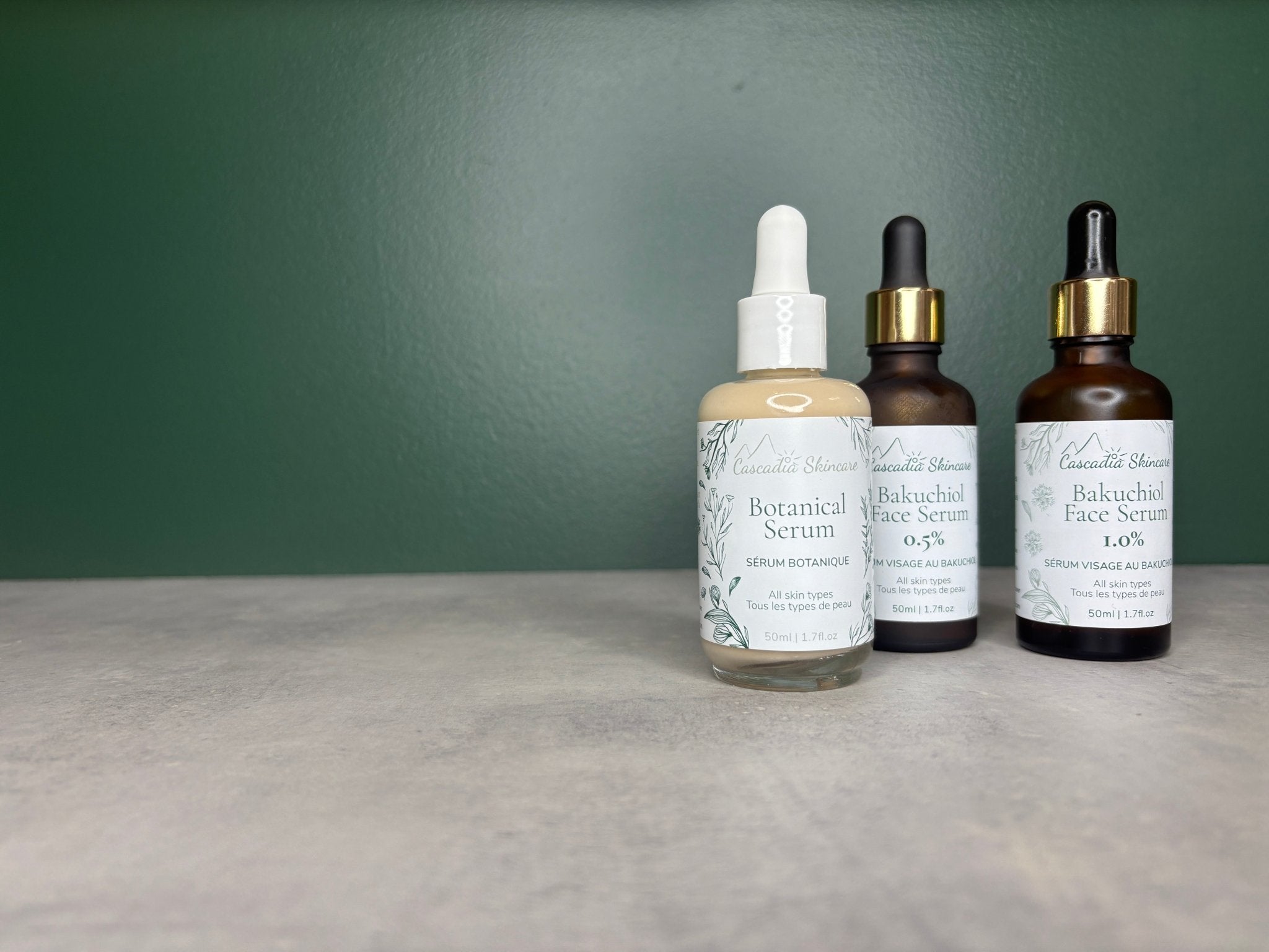 Natural Serums - Cascadia Skincare