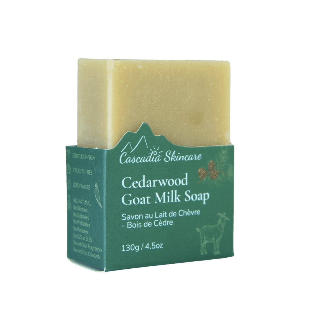 Cedarwood Goat Milk Soap Bar by Cascadia Skincare