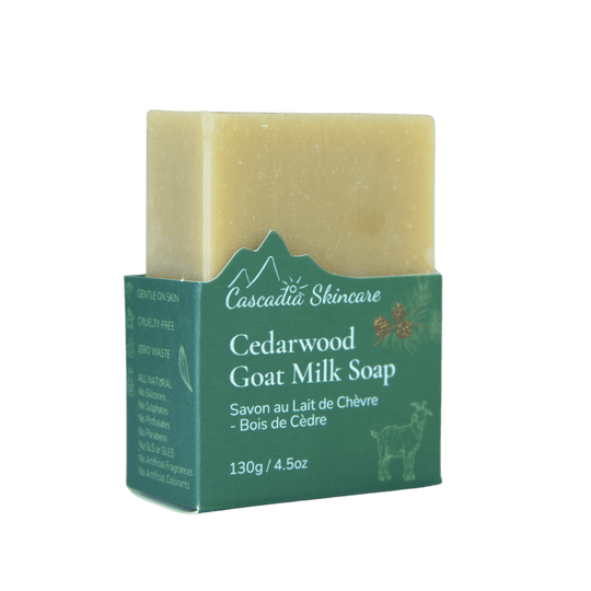 Cedarwood Goat Milk Soap Bar by Cascadia Skincare