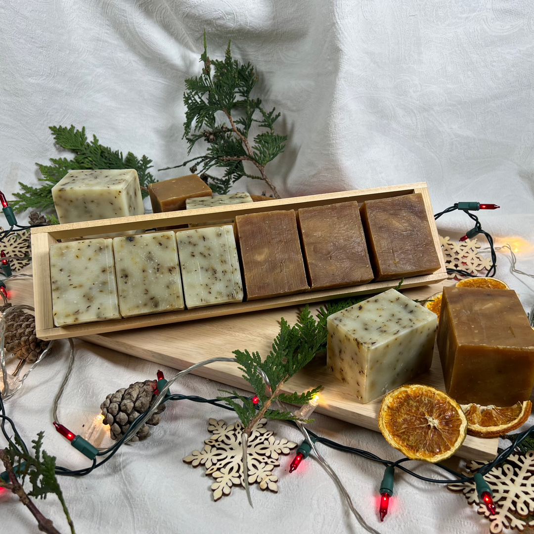 cascadia skincare festive  soap crate