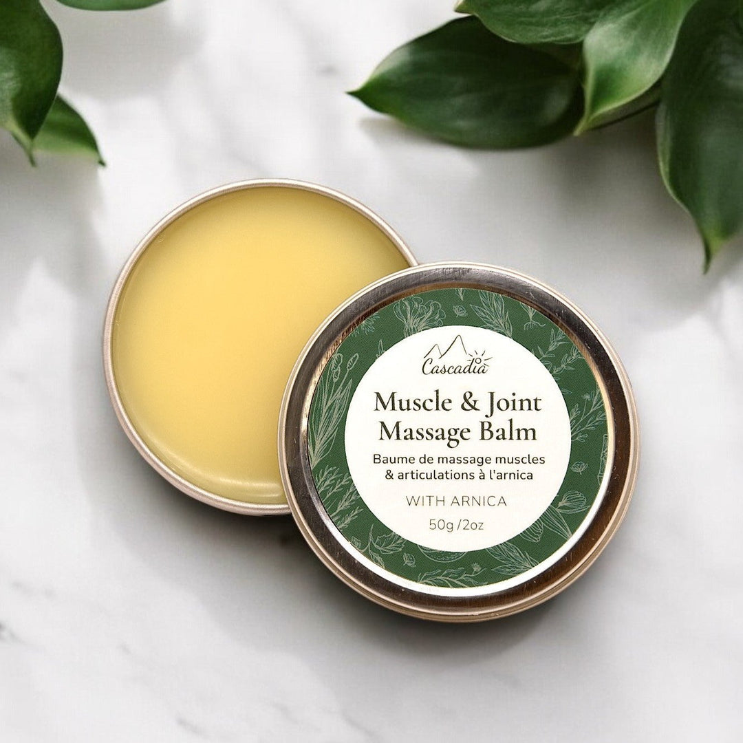 Arnica Muscle & Joint Massage Balm - Massage Bar - Cascadia Skincare