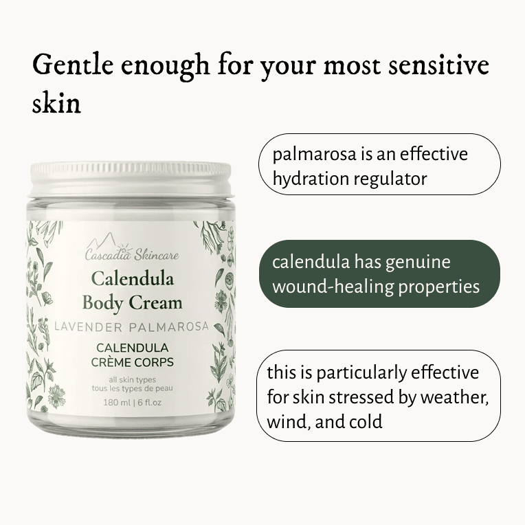 Calendula Body Cream - body cream - Cascadia Skincare