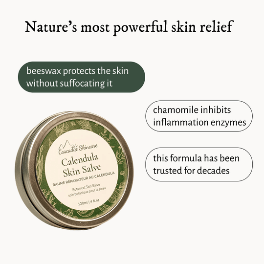 Calendula Skin Relief Salve - Balm & Salve - Cascadia Skincare