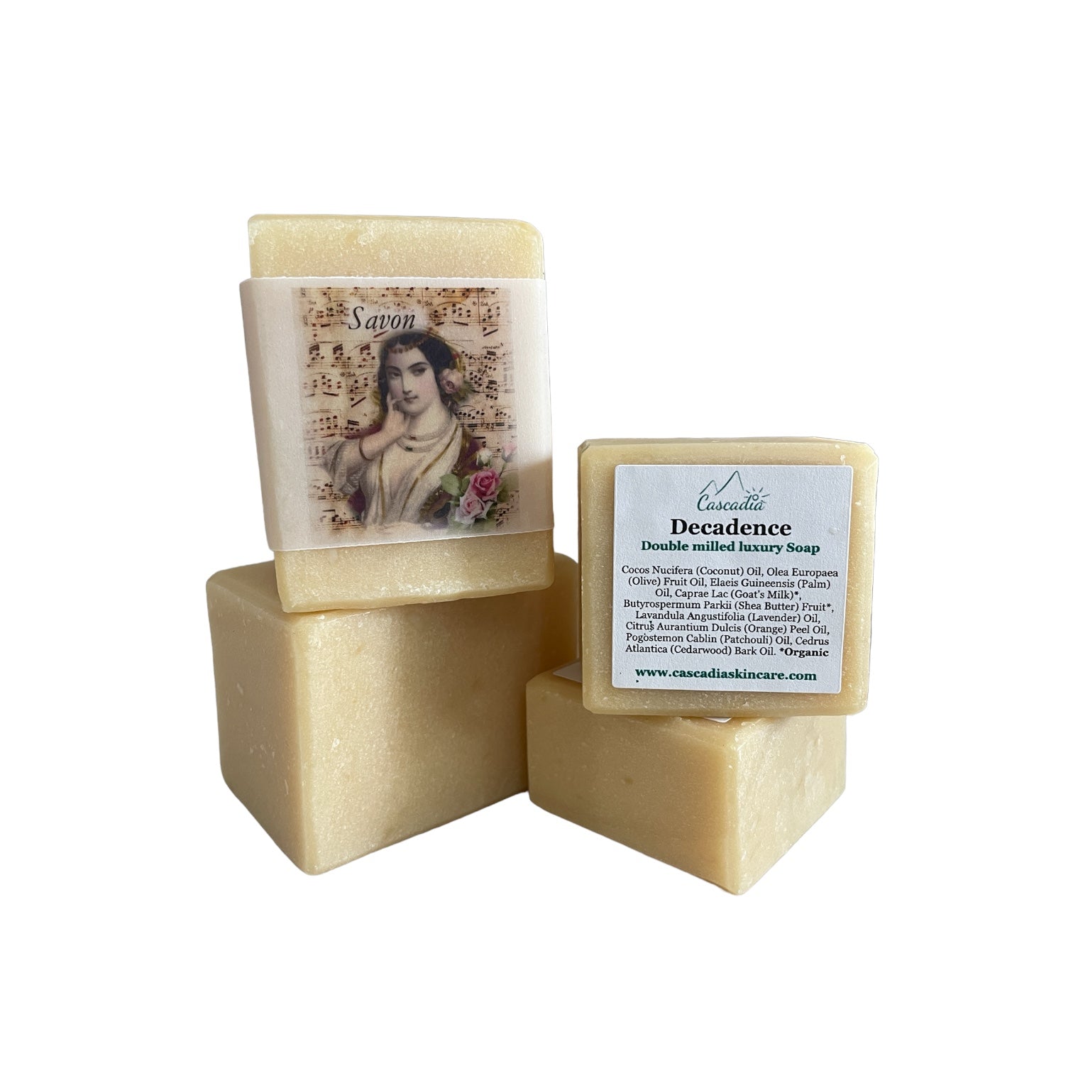 Decadence Double Milled Goat Milk Soap - Goat Milk Soap - Cascadia Skincare