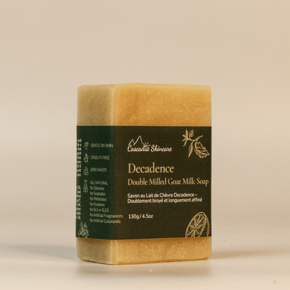 Double Milled Luxury Goat Milk Soap - Goat Milk Soap - Cascadia Skincare