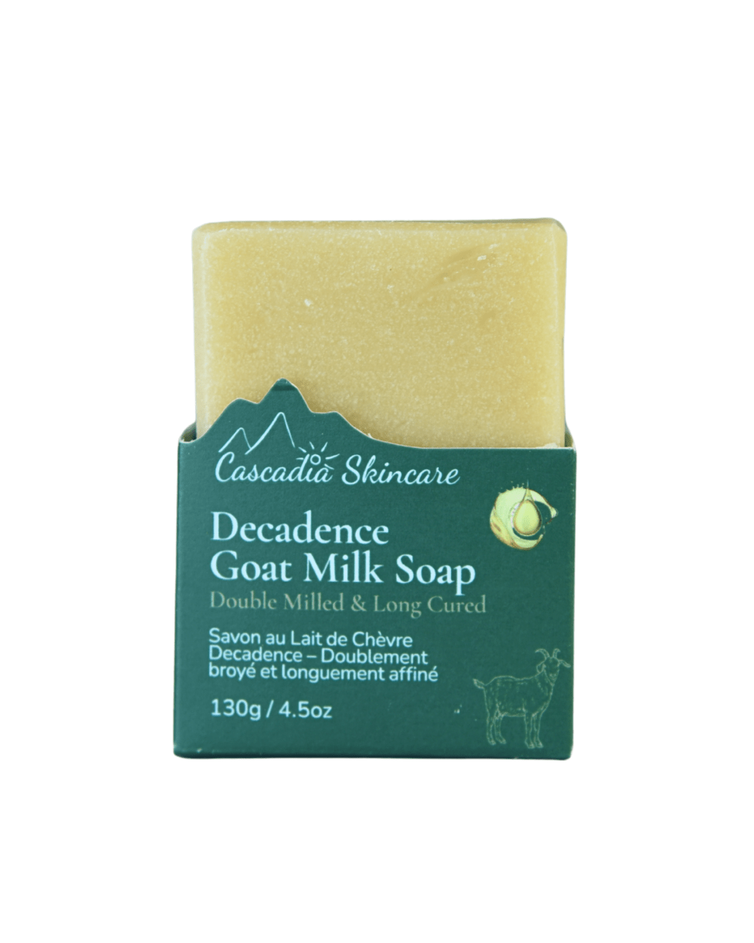Double Milled Luxury Goat Milk Soap - Goat Milk Soap - Cascadia Skincare
