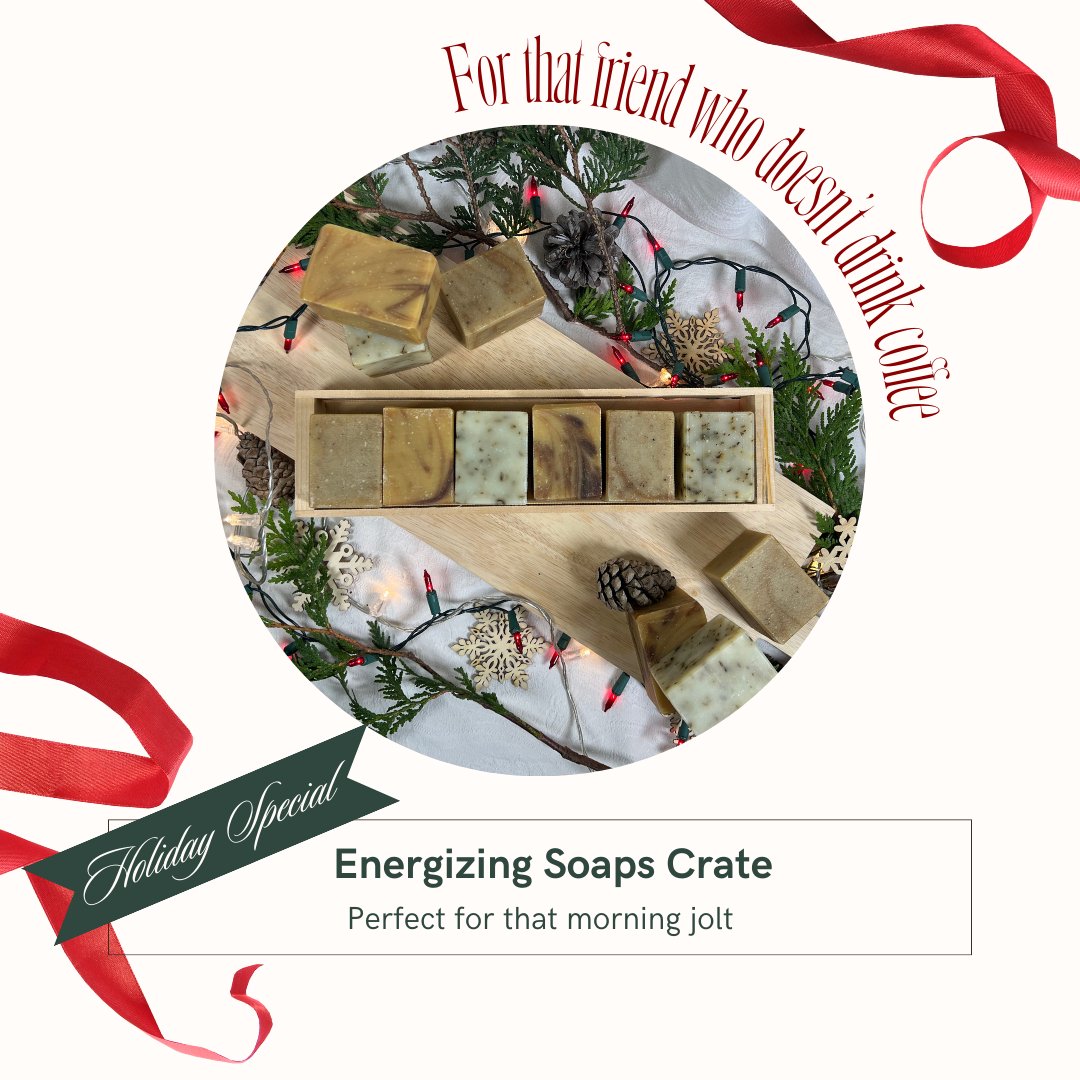 Energizing Soap Crate - Cascadia Skincare