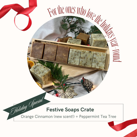 Festive Soap Crate - Cascadia Skincare