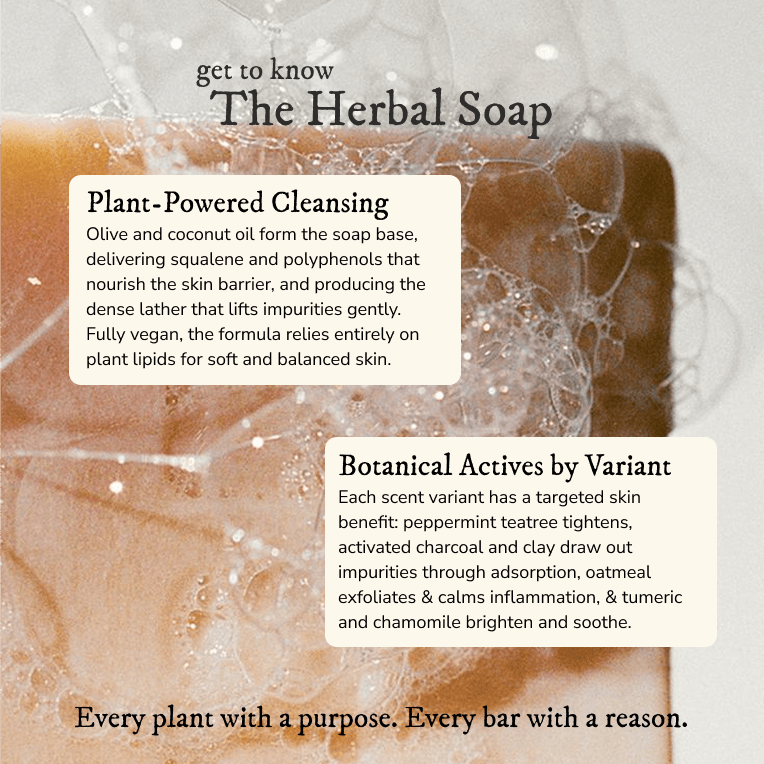 Herbal Soap (Vegan) - Vegan Soap - Cascadia Skincare