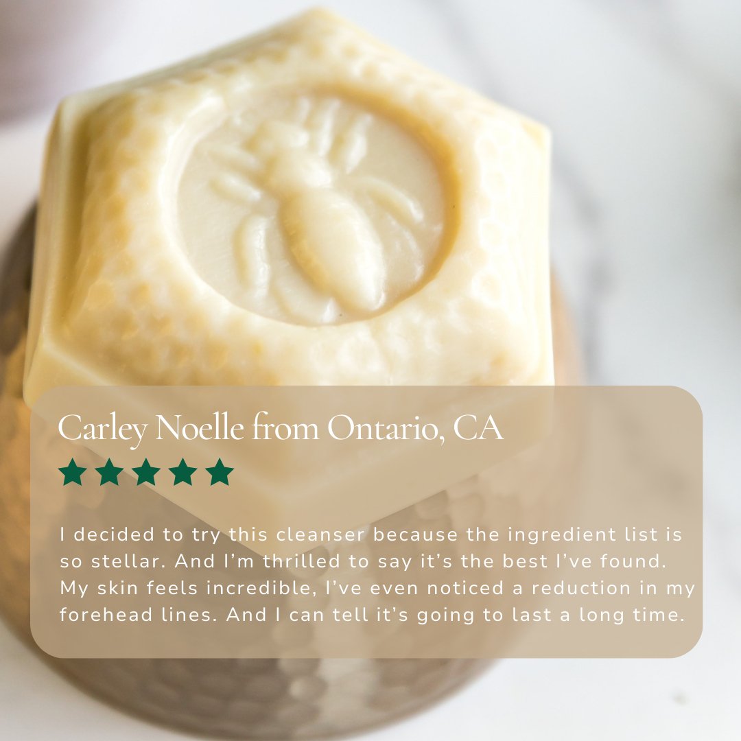 Manuka Honey Cleanser - Goat Milk Soap - Cascadia Skincare