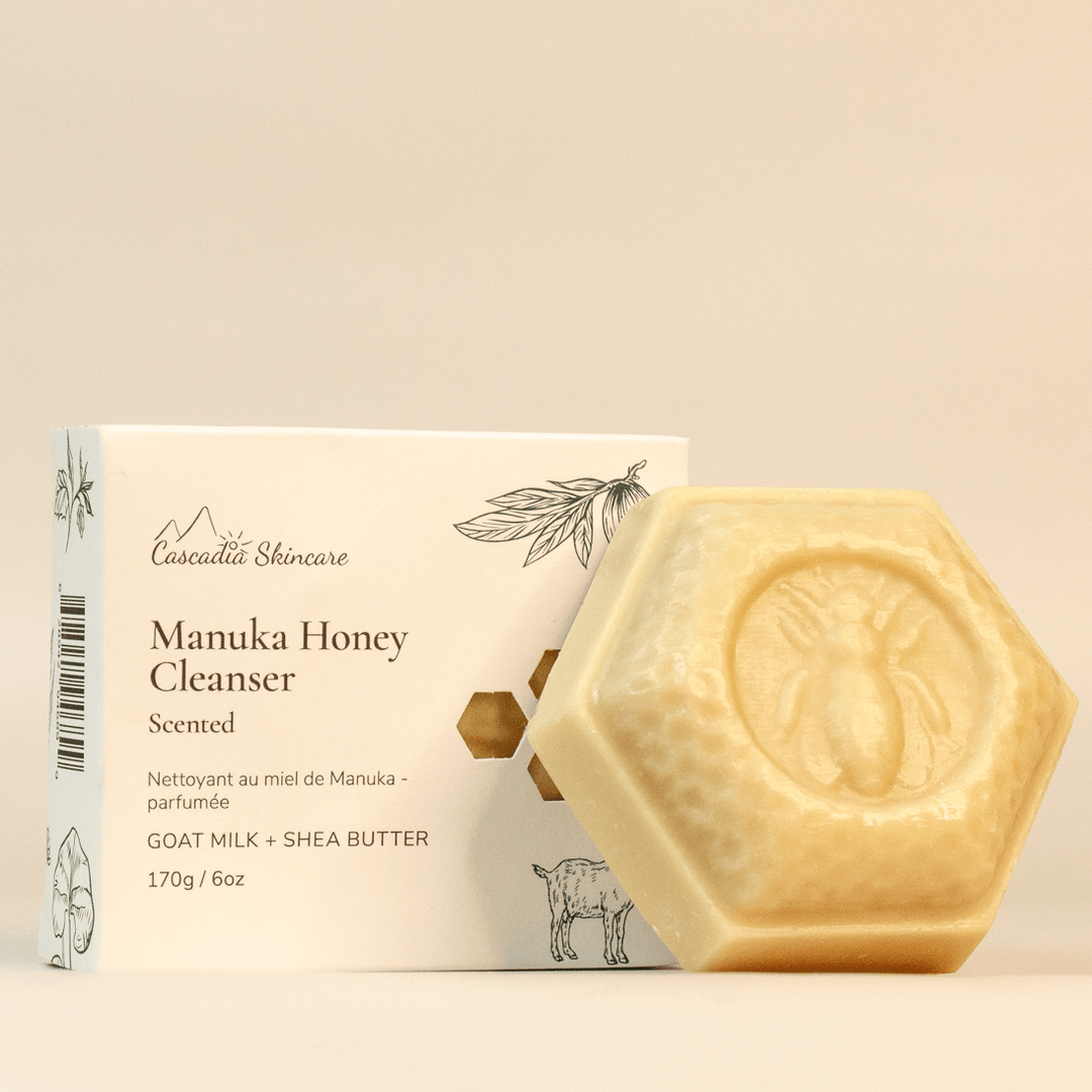 Manuka Honey Cleanser - Goat Milk Soap - Cascadia Skincare