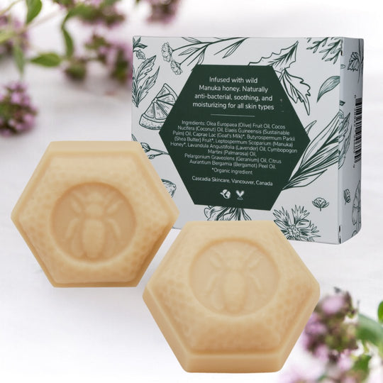 Manuka Honey Cleanser - Goat Milk Soap - Cascadia Skincare