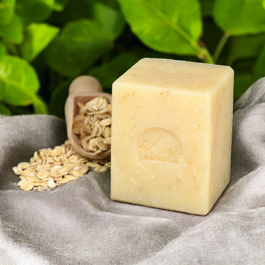 Oatmeal Scrub - Unscented Hand and Body Soap - Vegan Soap - Cascadia Skincare