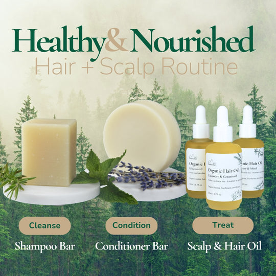 Organic Hair Oil - hair oil - Cascadia Skincare