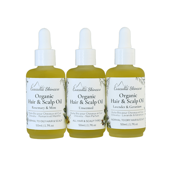 Organic Hair & Scalp Oil - hair oil - Cascadia Skincare