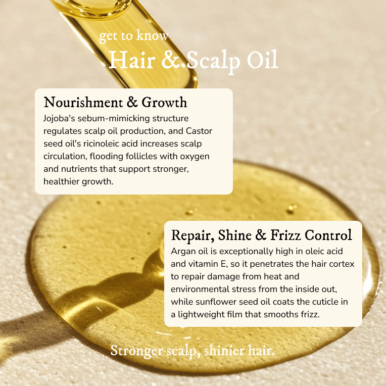Organic Hair & Scalp Oil - hair oil - Cascadia Skincare