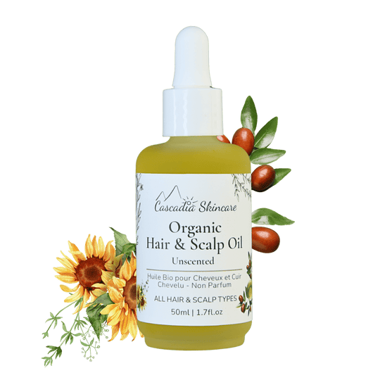 Organic Hair & Scalp Oil - hair oil - Cascadia Skincare