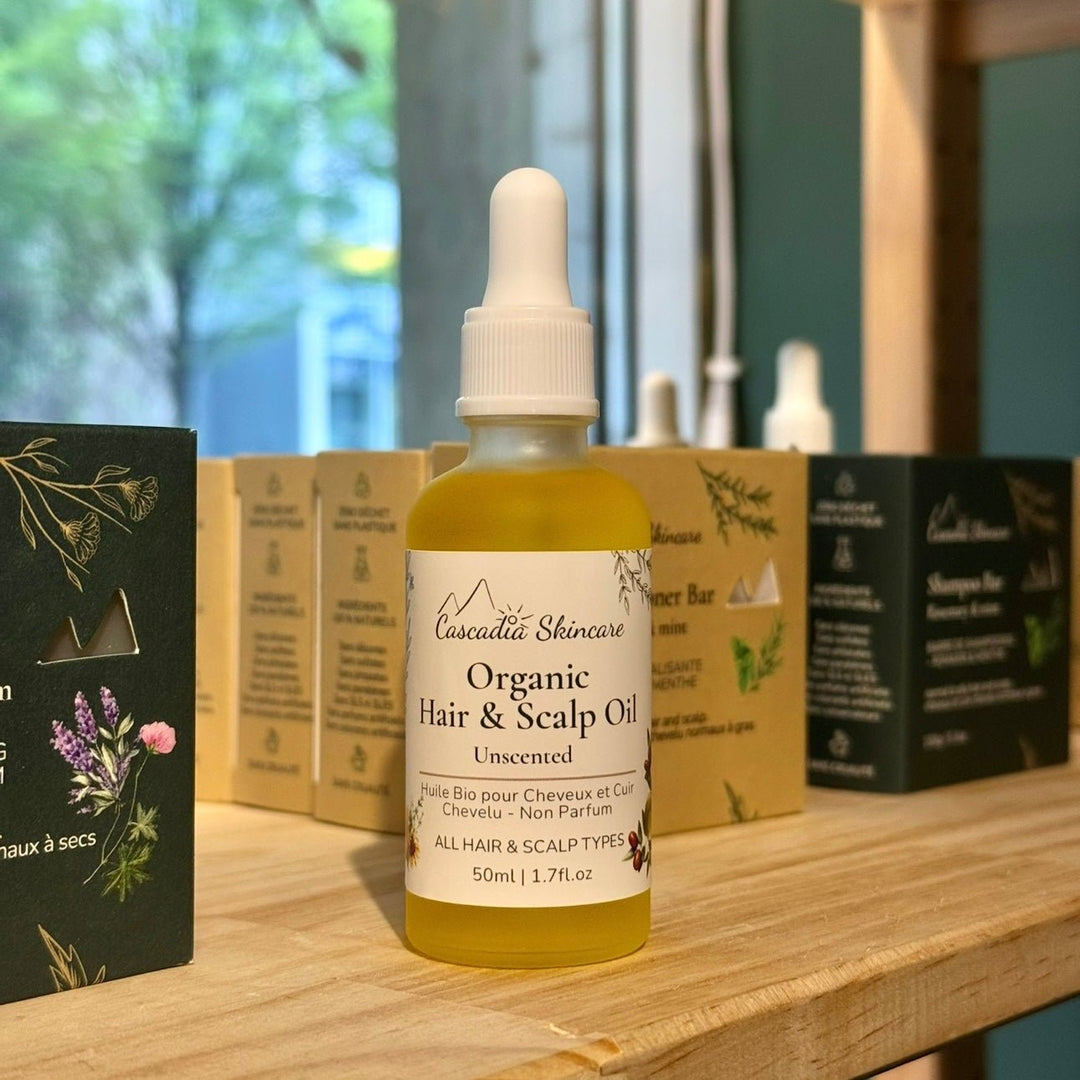 Organic Hair & Scalp Oil - hair oil - Cascadia Skincare