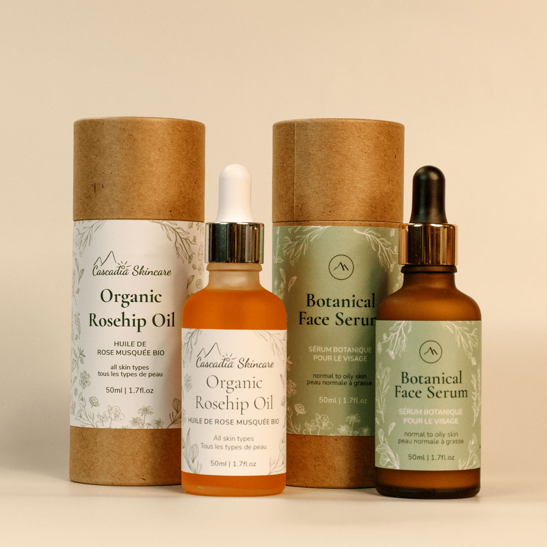 Rosehip Brightening Set - Kit - Cascadia Skincare