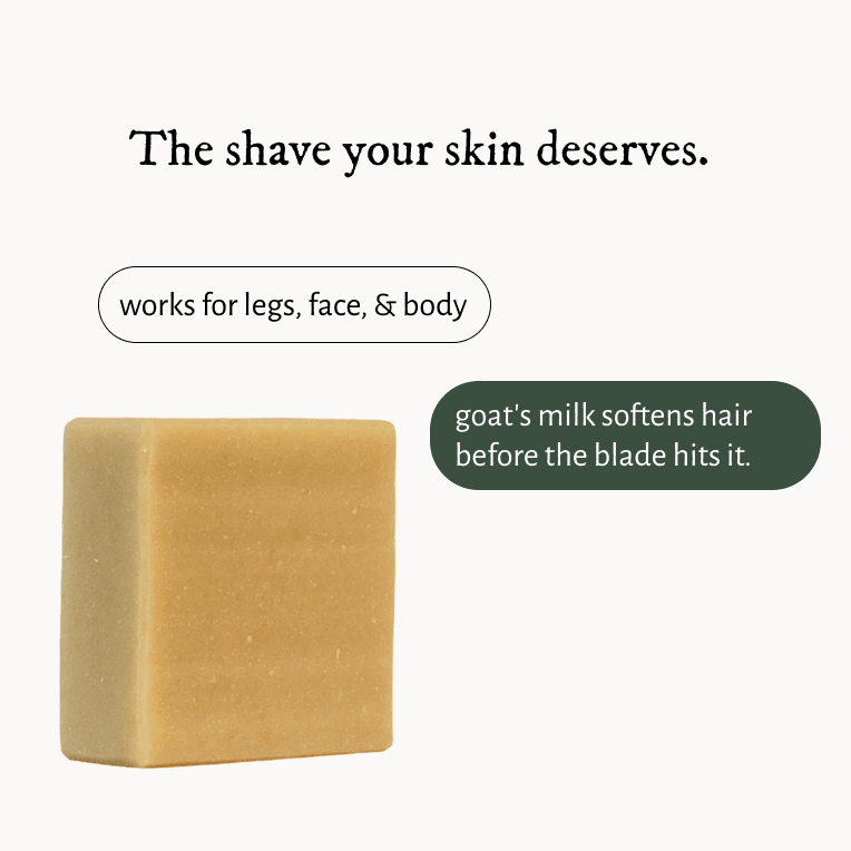 Shaving Soap 160g/5.8oz - Goat Milk Soap - Cascadia Skincare