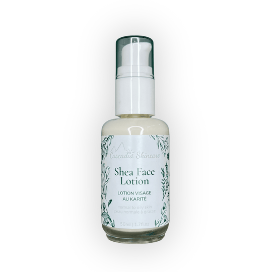 Shea Face Lotion | 50ml - Moisturizer - Cascadia Skincare