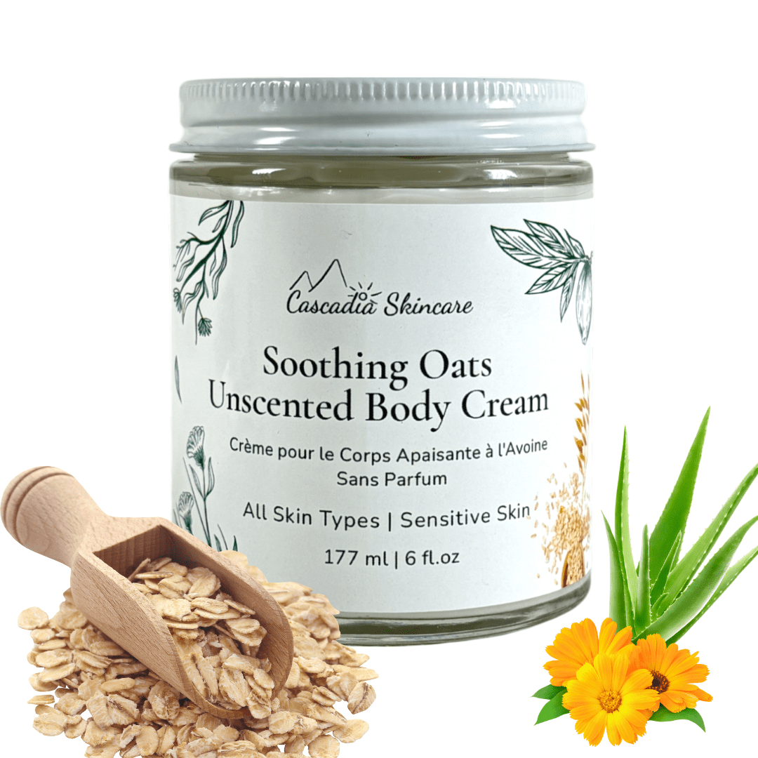 Soothing Oats Unscented Body Cream - Cascadia Skincare