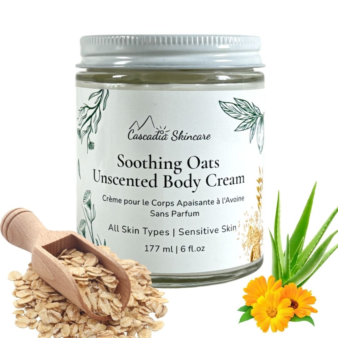 Soothing Oats Unscented Body Cream - Cascadia Skincare