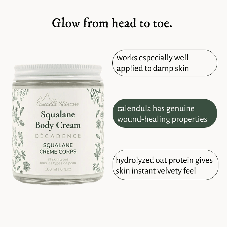 Squalane Body Cream - body cream - Cascadia Skincare