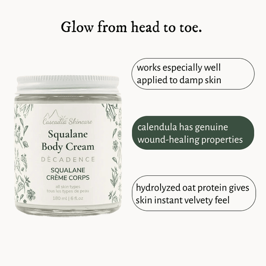 Squalane Body Cream - body cream - Cascadia Skincare
