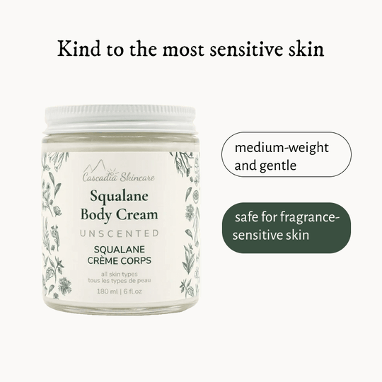 Unscented Body Cream - body cream - Cascadia Skincare