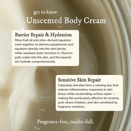 Unscented Body Cream - body cream - Cascadia Skincare