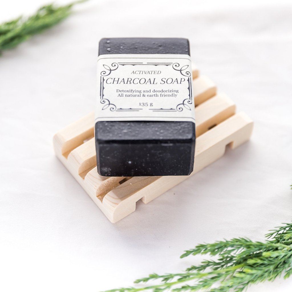 Activated Charcoal Soap - Vegan Soap - Cascadia Skincare