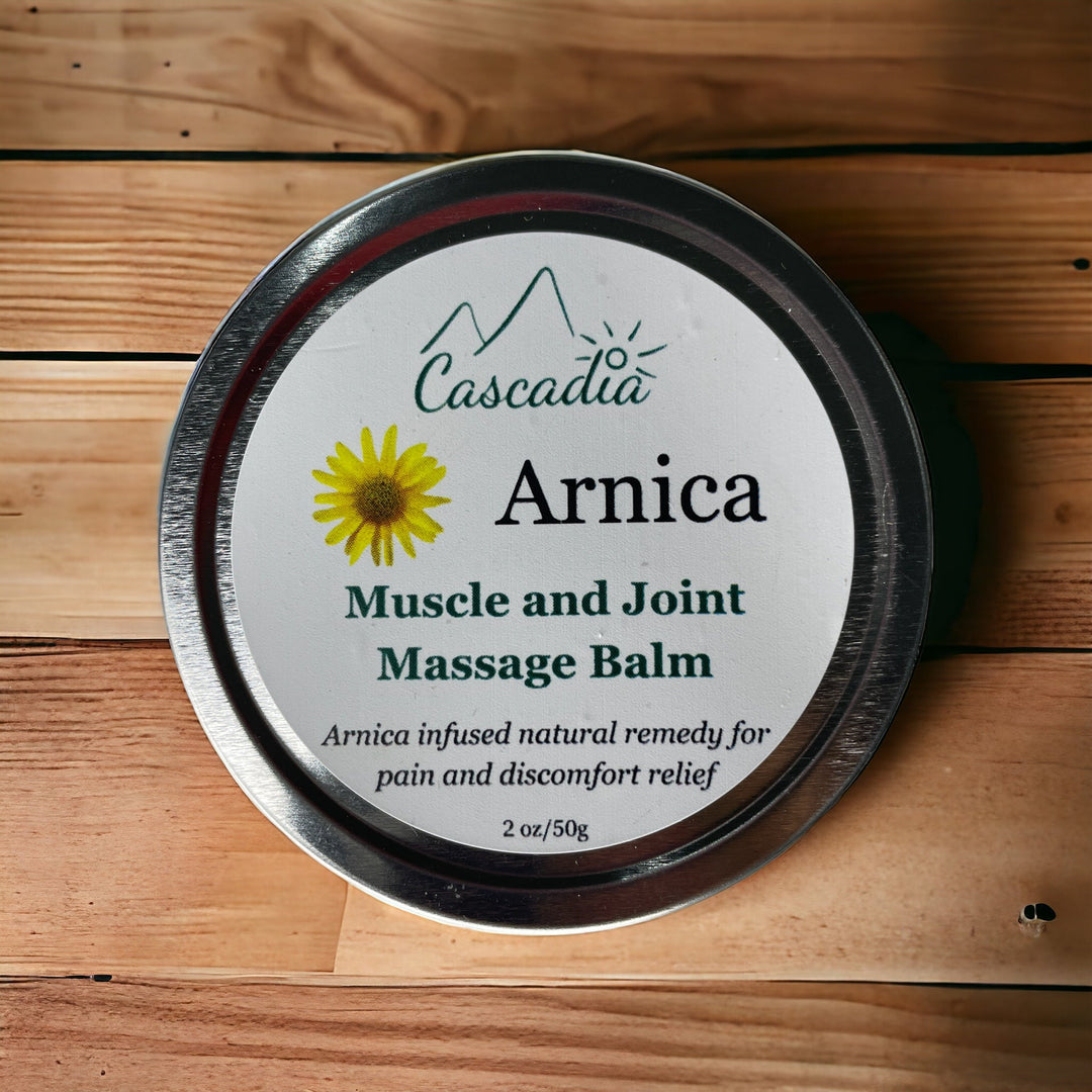 Arnica Muscle & Joint Massage Balm - Massage Bar - Cascadia Skincare
